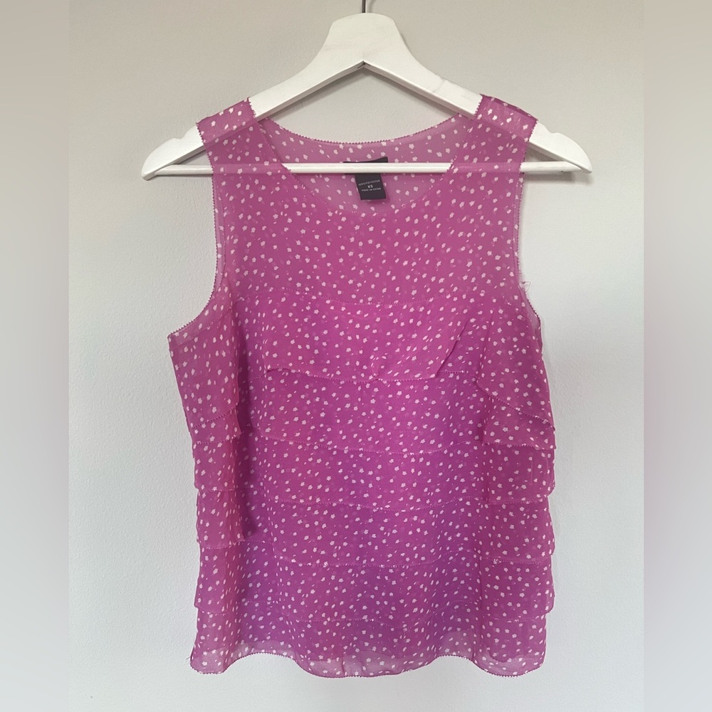 Victoria Secret (MODA) Polkadot Blouse Top, Size XS